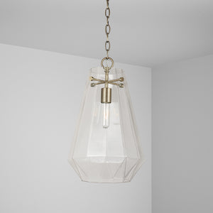 Capital Lighting - 338316AD - One Light Pendant - Lee - Aged Brass