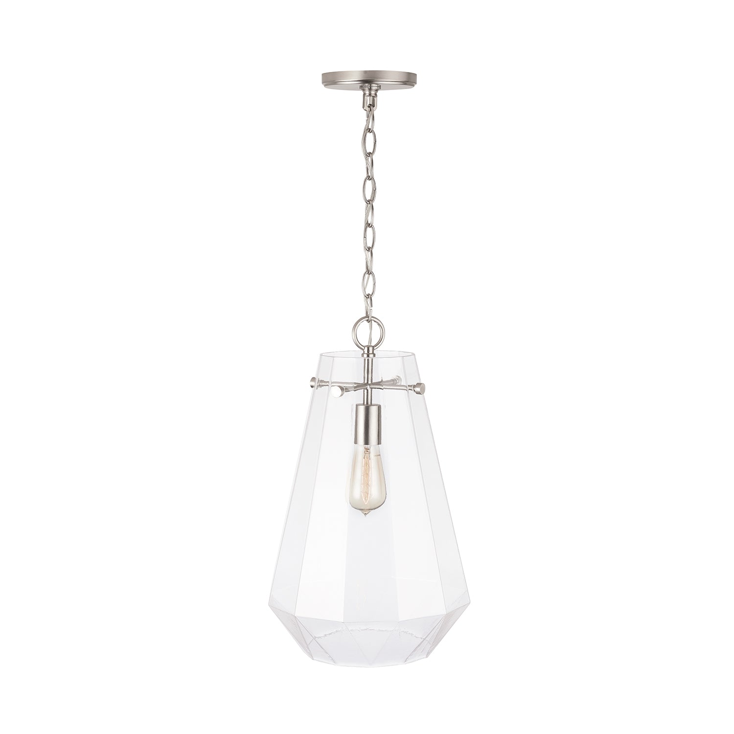 Capital Lighting - 338316BN - One Light Pendant - Lee - Brushed Nickel