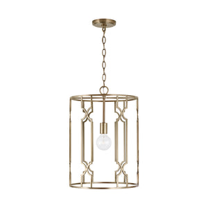 Capital Lighting - 338911AD - One Light Pendant - Jordyn - Aged Brass