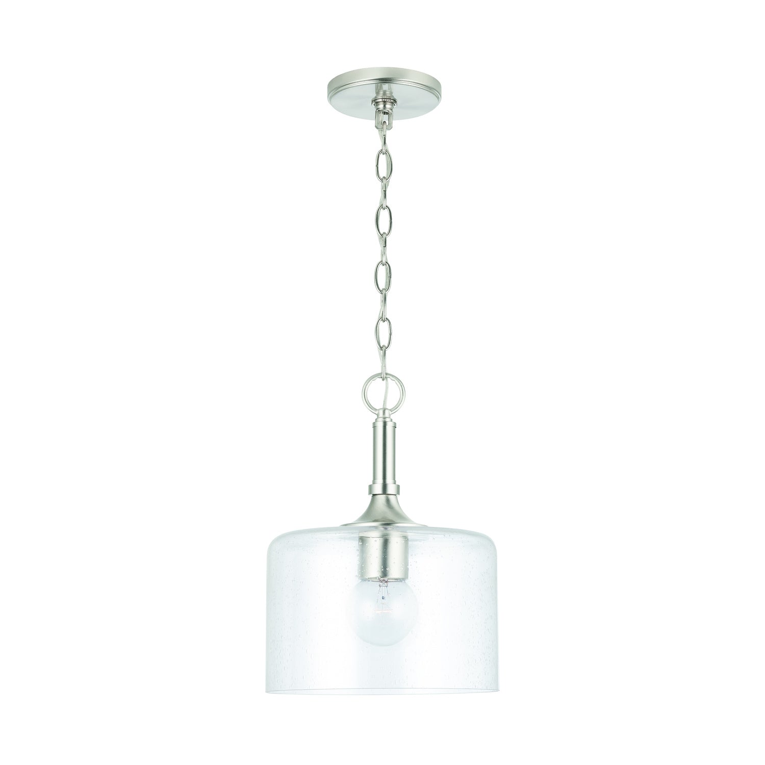 Capital Lighting - 339311BN - One Light Pendant - Carter - Brushed Nickel