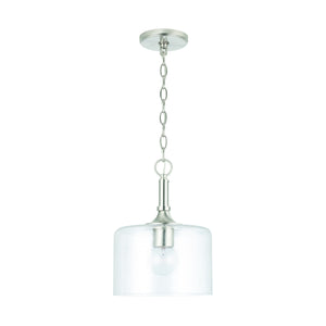 Capital Lighting - 339311BN - One Light Pendant - Carter - Brushed Nickel