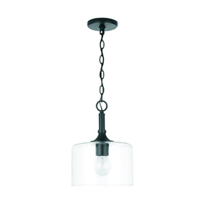 Capital Lighting - 339311MB - One Light Pendant - Carter - Matte Black