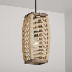 Capital Lighting - 340311YG - One Light Pendant - Jacob - Grey Wash and Grey Iron