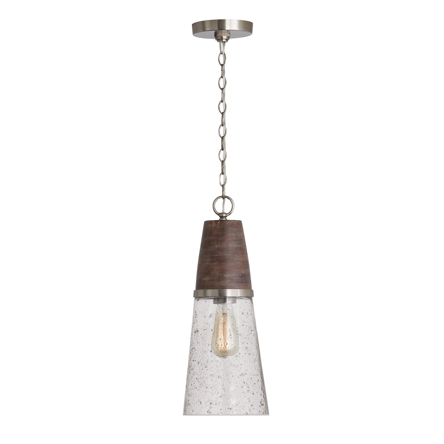 Capital Lighting - 340511HN - One Light Pendant - Connor - Barnhouse and Matte Nickel