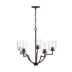Capital Lighting - 439351BZ-500 - Five Light Chandelier - Carter - Bronze