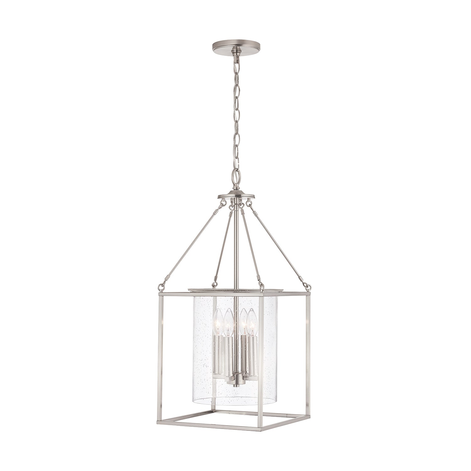 Capital Lighting - 532843BN - Four Light Pendant - Cooper - Brushed Nickel
