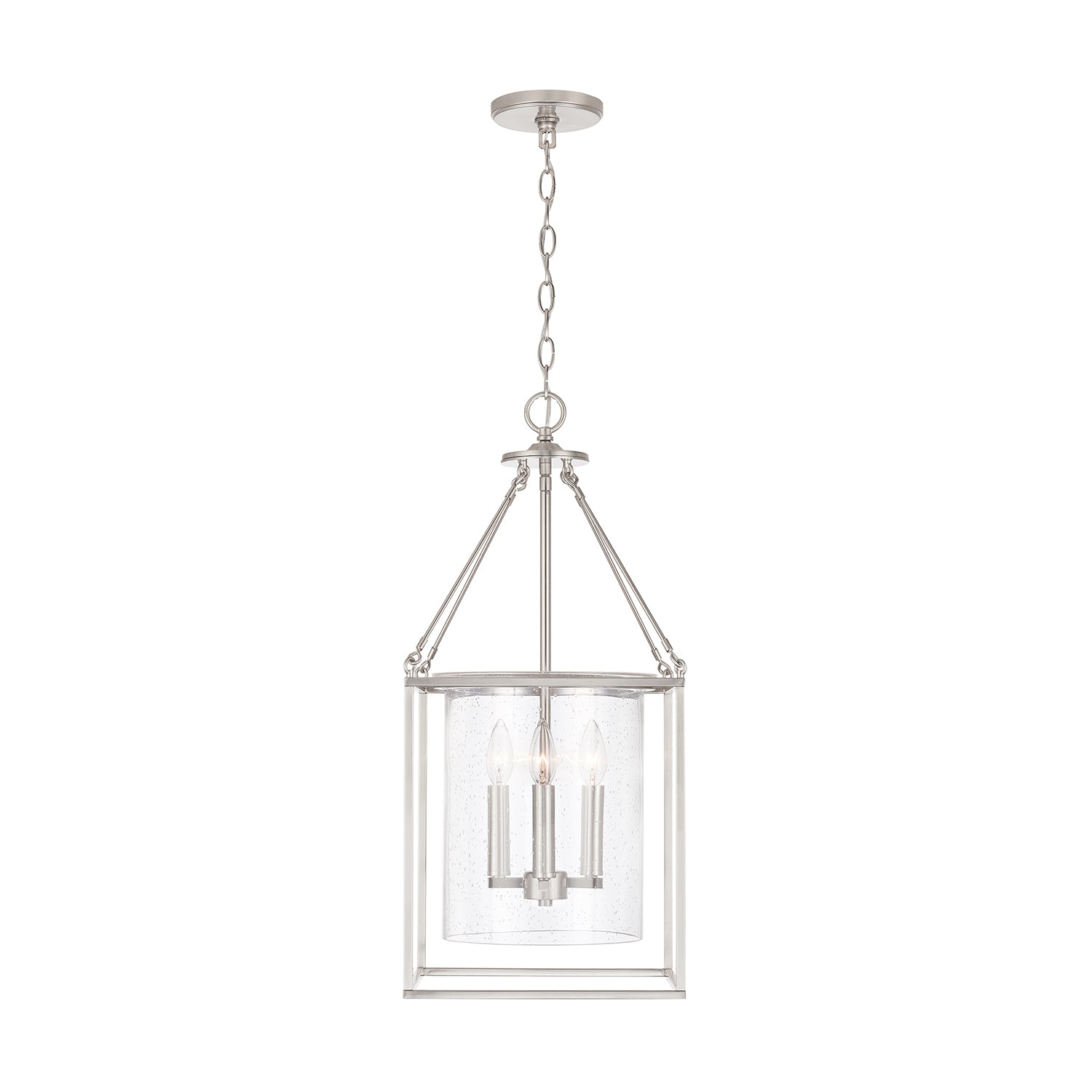 Capital Lighting - 532843BN - Four Light Pendant - Cooper - Brushed Nickel