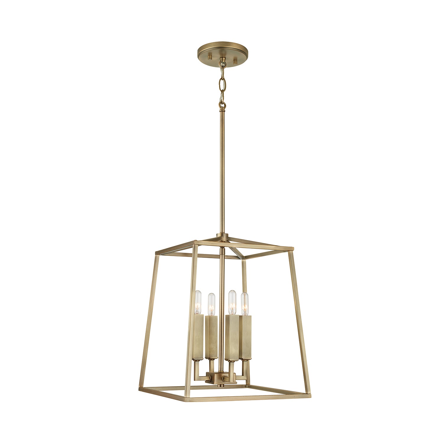 Capital Lighting - 537641AD - Four Light Foyer - Thea - Aged Brass