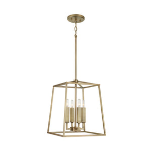 Capital Lighting - 537641AD - Four Light Foyer - Thea - Aged Brass