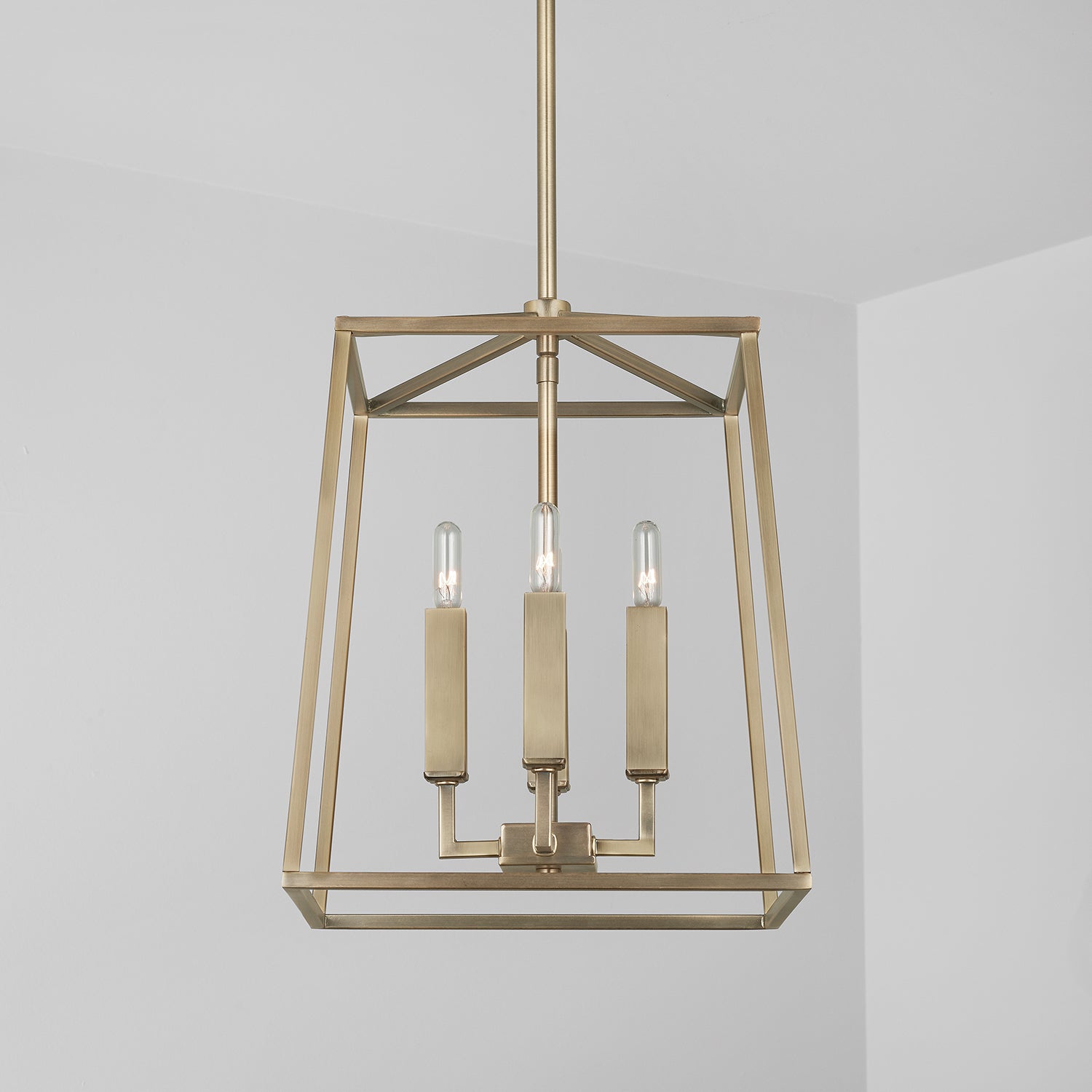 Capital Lighting - 537641AD - Four Light Foyer - Thea - Aged Brass