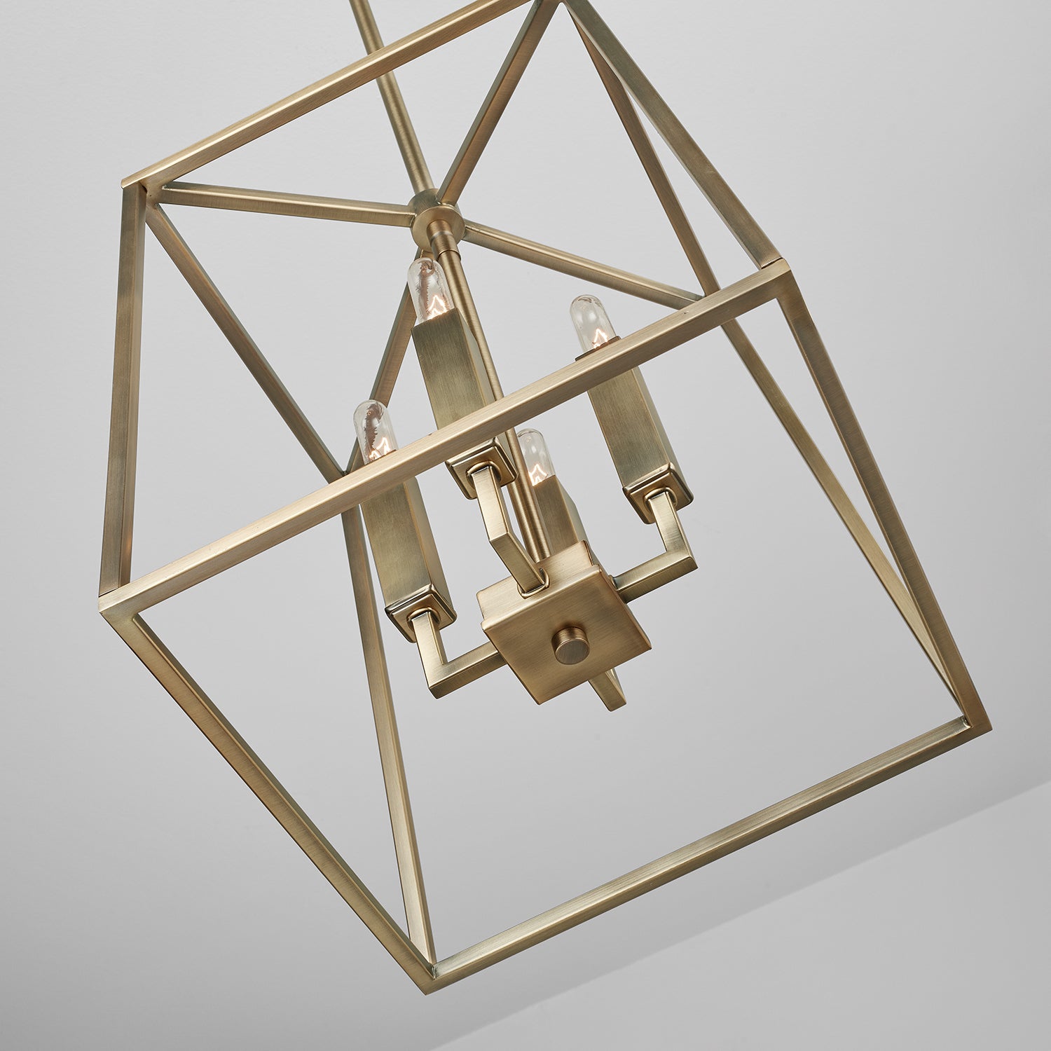 Capital Lighting - 537641AD - Four Light Foyer - Thea - Aged Brass