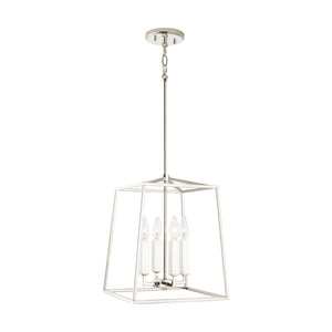 Capital Lighting - 537641PN - Four Light Foyer - Thea - Polished Nickel