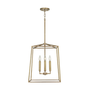 Capital Lighting - 537642AD - Four Light Foyer - Thea - Aged Brass