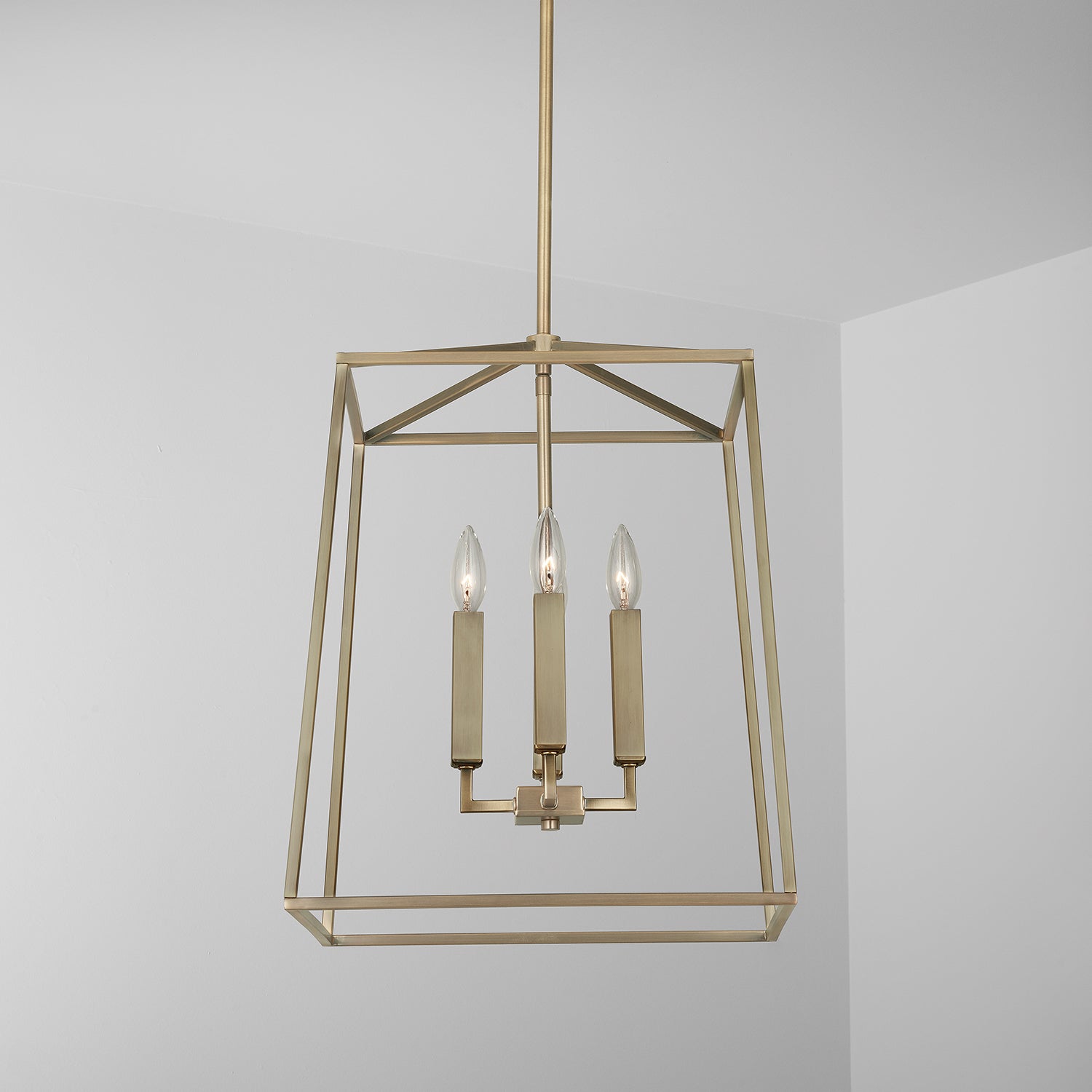 Capital Lighting - 537642AD - Four Light Foyer - Thea - Aged Brass