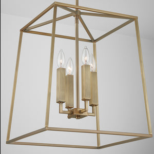Capital Lighting - 537642AD - Four Light Foyer - Thea - Aged Brass