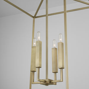 Capital Lighting - 537643AD - Four Light Foyer - Thea - Aged Brass