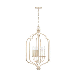 Capital Lighting - 538761WG - Six Light Foyer - Ophelia - Winter Gold