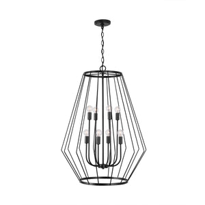 Capital Lighting - 538881MB - Eight Light Foyer - Corey - Matte Black