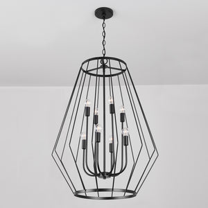 Capital Lighting - 538881MB - Eight Light Foyer - Corey - Matte Black