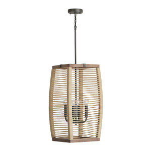 Capital Lighting - 540341YG - Four Light Foyer - Jacob - Grey Wash and Grey Iron