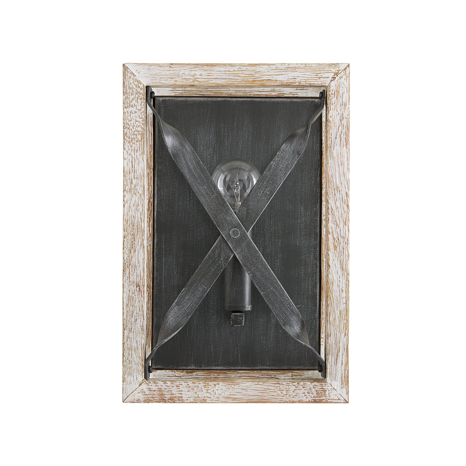 Capital Lighting - 640411WN - One Light Wall Sconce - Remi - Brushed White Wash and Nordic Iron