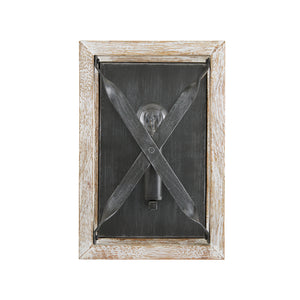 Capital Lighting - 640411WN - One Light Wall Sconce - Remi - Brushed White Wash and Nordic Iron