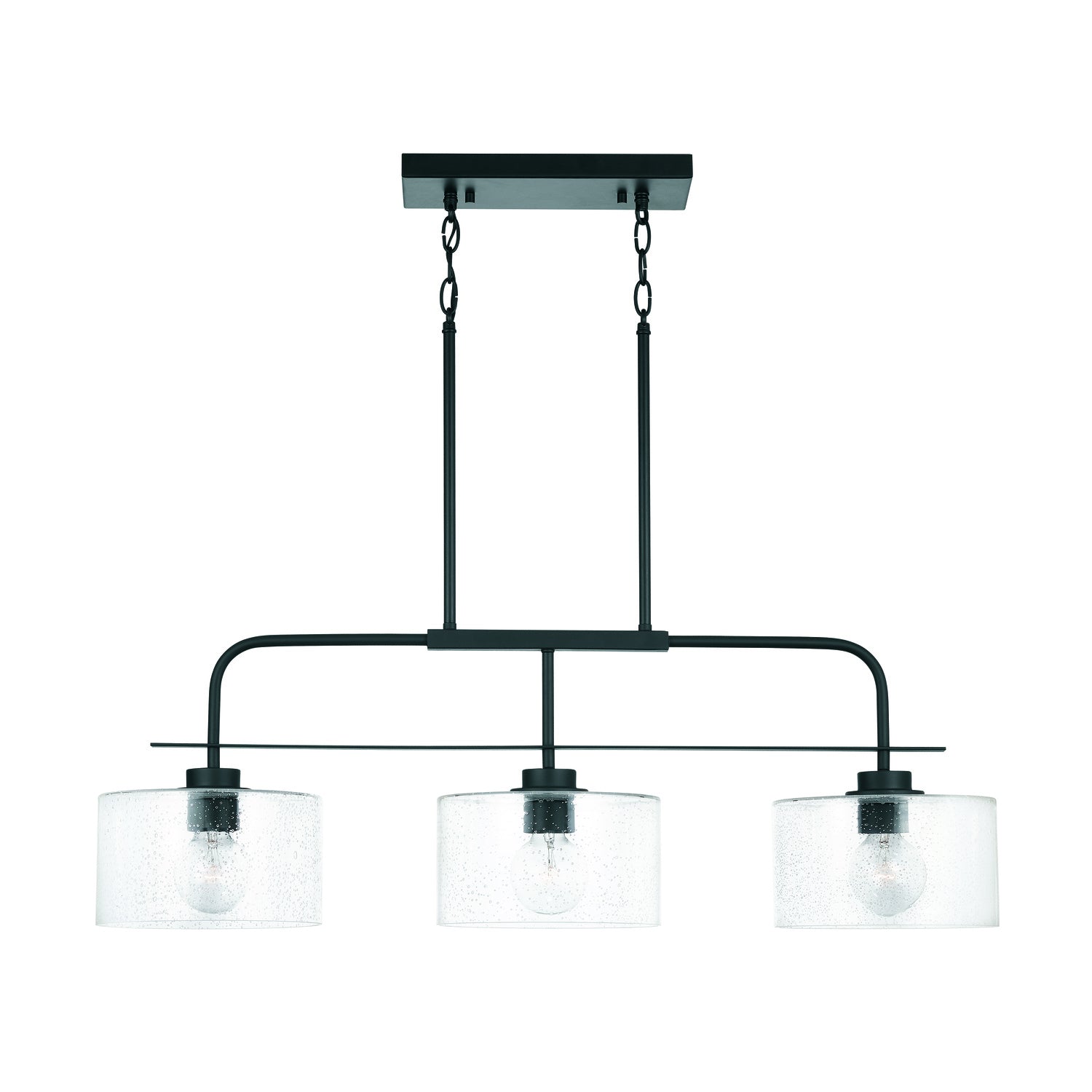 Capital Lighting - 838435MB - Three Light Island Pendant - Jake - Matte Black