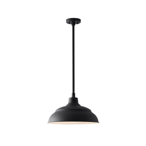 Capital Lighting - 936312BK - One Light Outdoor Hanging Lantern - RLM - Black