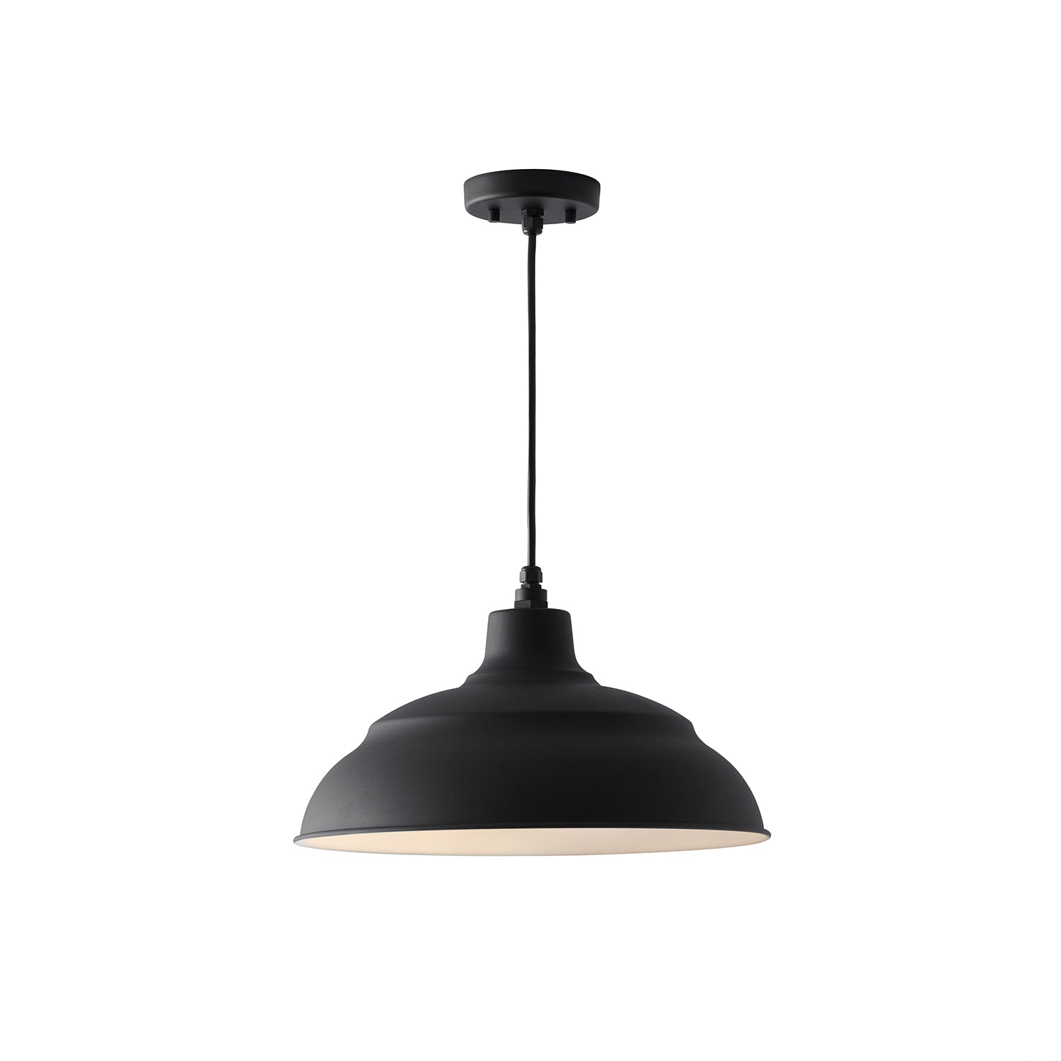 Capital Lighting - 936312BK - One Light Outdoor Hanging Lantern - RLM - Black