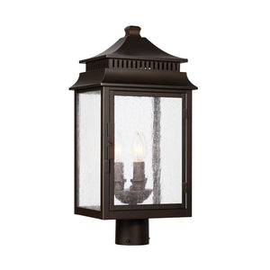 Capital Lighting - 936932OZ - Three Light Outdoor Post Lantern - Sutter Creek - Oiled Bronze
