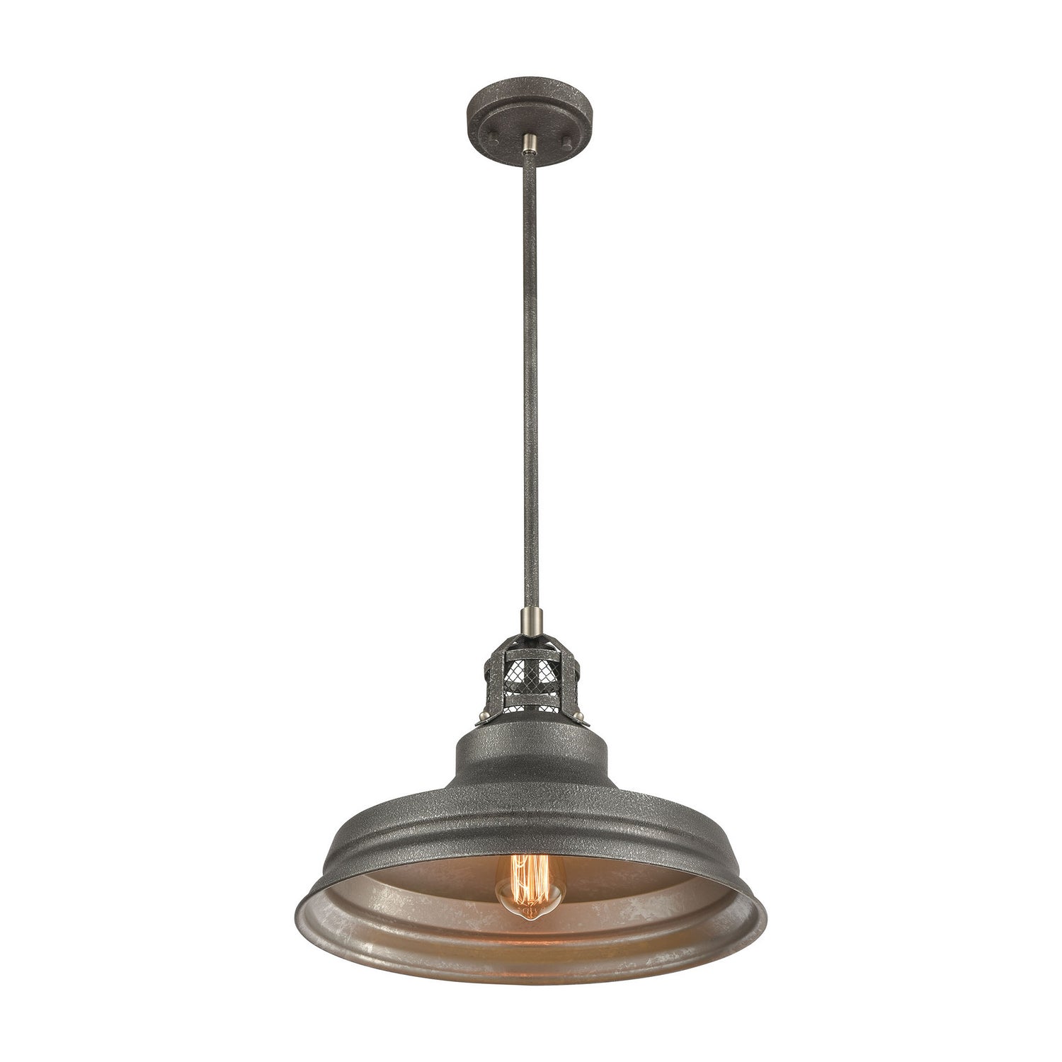 ELK Home - 14545/1 - One Light Pendant - Carbondale - Slate Mist