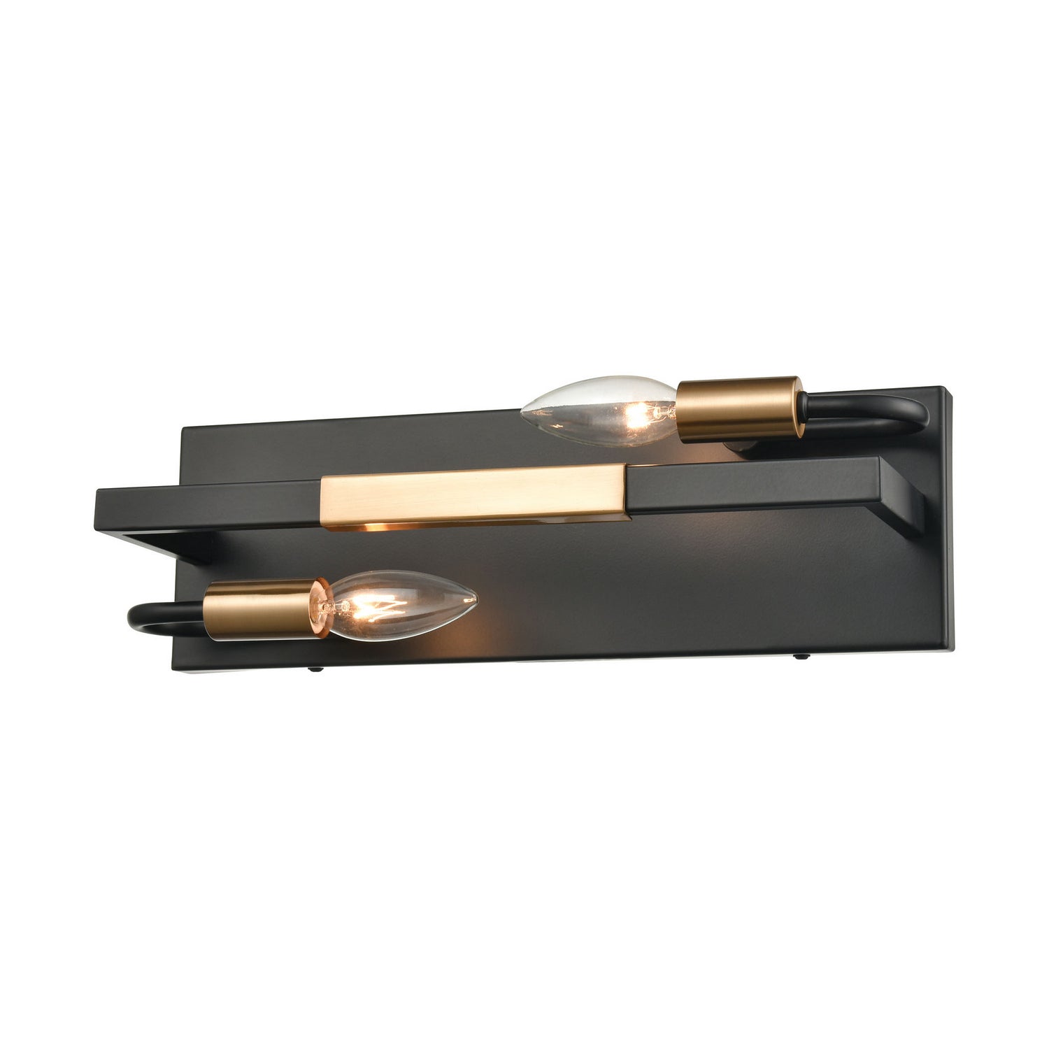 ELK Home - 15452/2 - Two Light Vanity - Heathrow - Matte Black