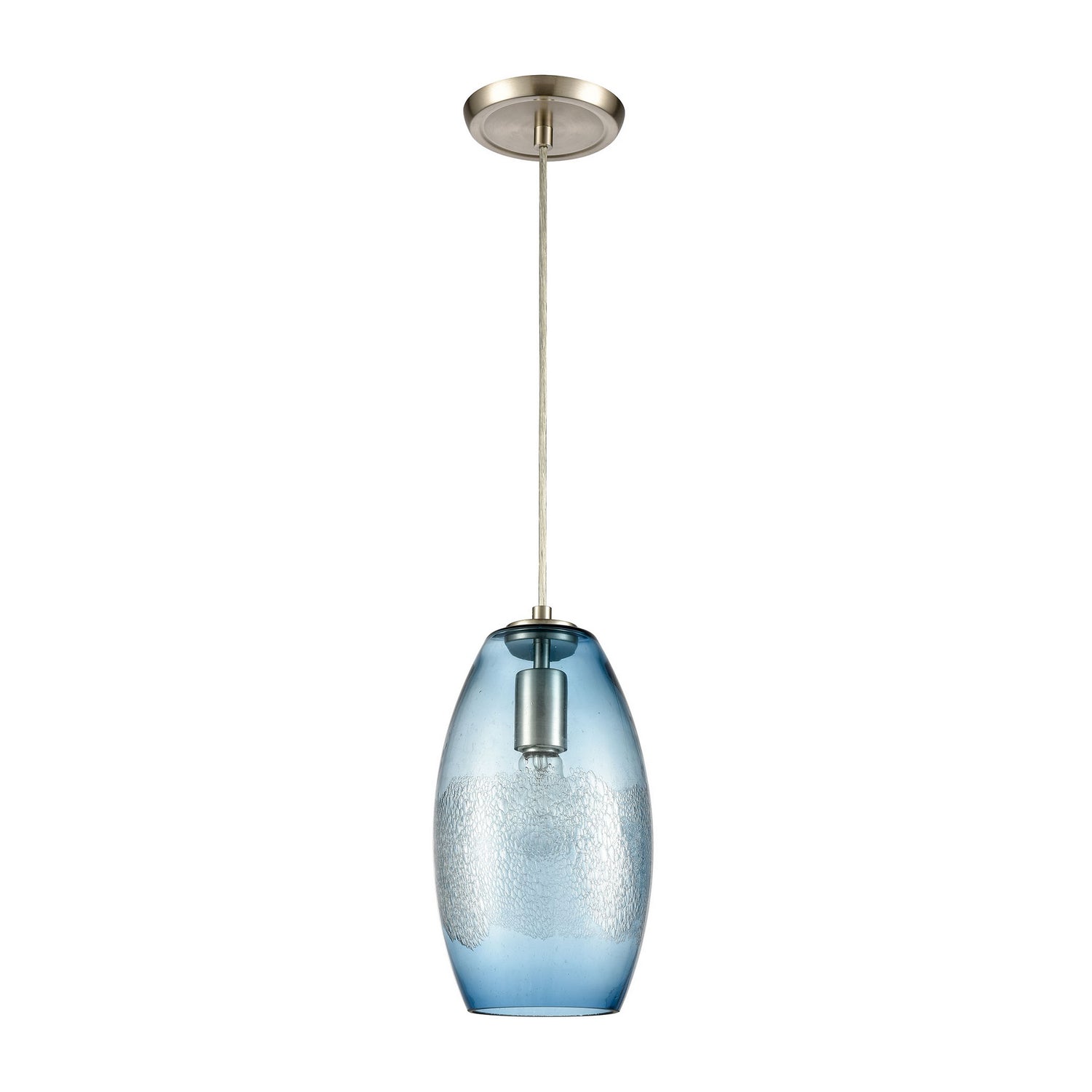 ELK Home - 30210/1 - One Light Mini Pendant - Ebbtide - Satin Nickel