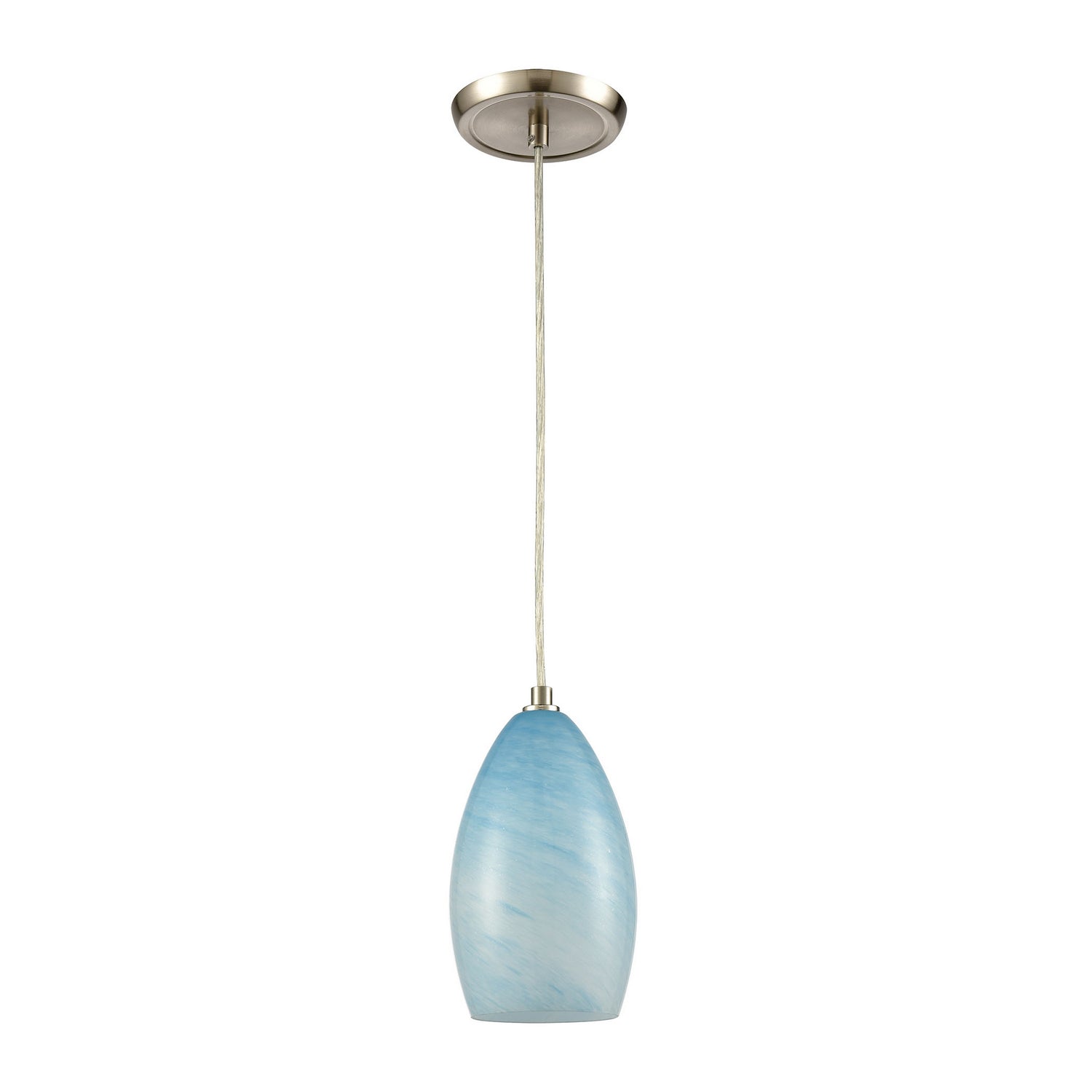 ELK Home - 30240/1 - One Light Mini Pendant - Planetario - Satin Nickel