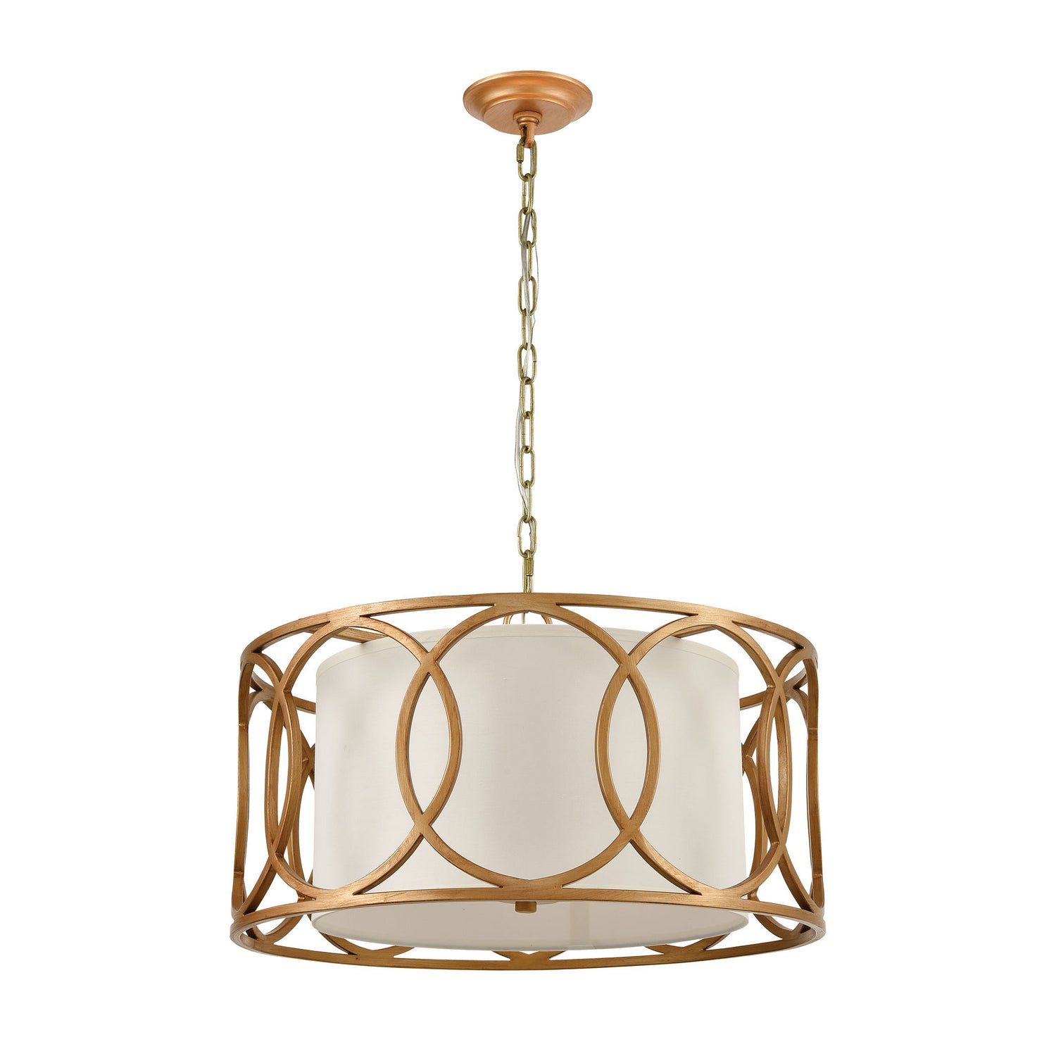 ELK Home - 33425/4 - Four Light Chandelier - Ringlets - Matte Gold