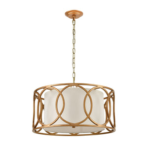 ELK Home - 33425/4 - Four Light Chandelier - Ringlets - Matte Gold