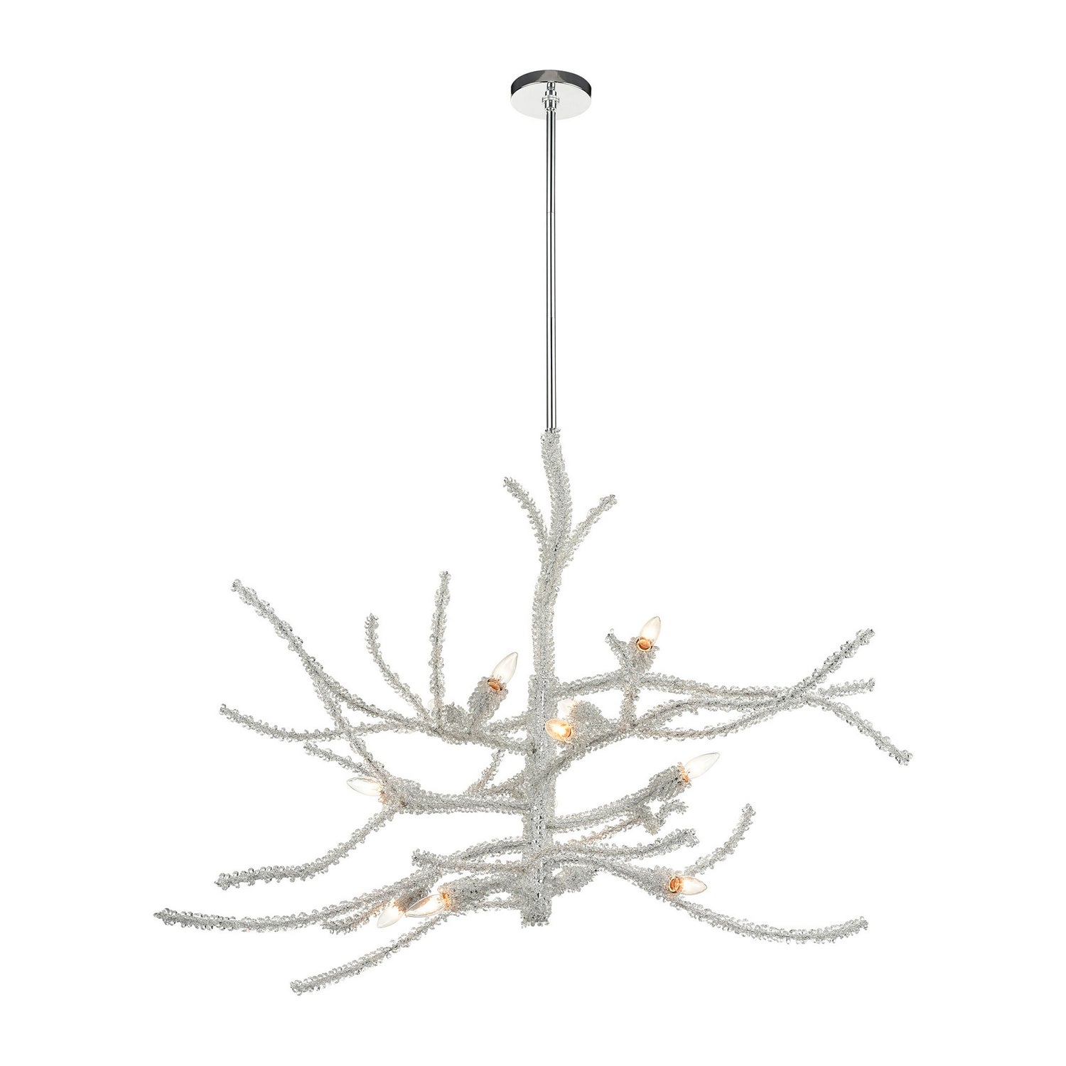 ELK Home - 46783/12 - 12 Light Chandelier - Winter's Spray - Polished Chrome