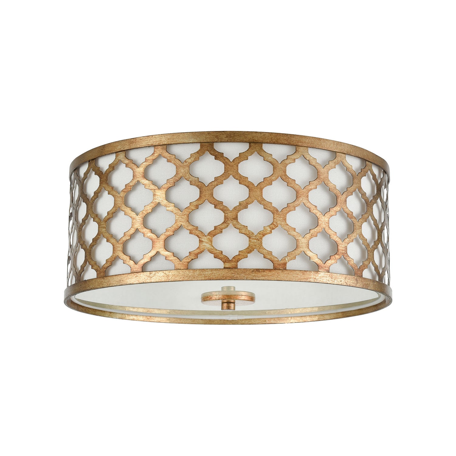 ELK Home - 75134/2 - Two Light Flush Mount - Arabesque - Bronzed Gold