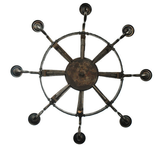 2nd Avenue - 1-0455151255-104 - Eight Light Chandelier - Barrel Stave - Costello Black