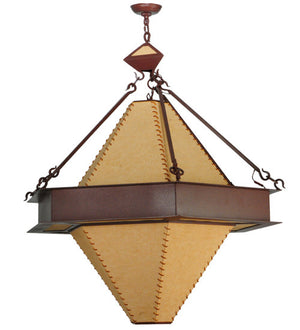 2nd Avenue - 39587-15 - Six Light Pendant - Luxor - Rust