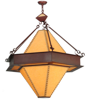 2nd Avenue - 39587-15 - Six Light Pendant - Luxor - Rust