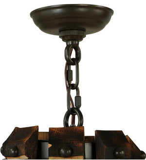 2nd Avenue - 1-0456151255-47.48W - Eight Light Chandelier - Barrel Stave - Timeless Bronze