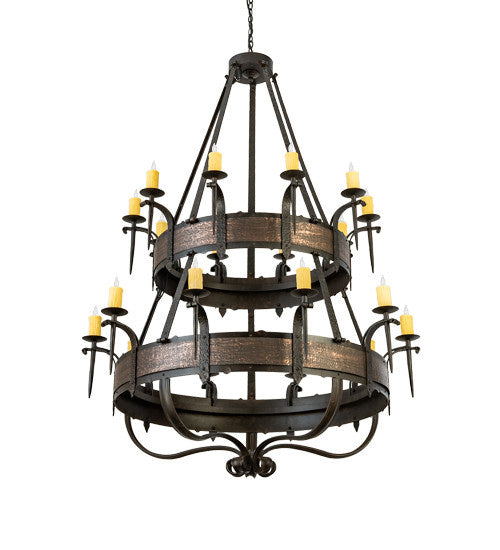 2nd Avenue - 202822-43 - 20 Light Chandelier - Costello - Chestnut/Blackened Copper