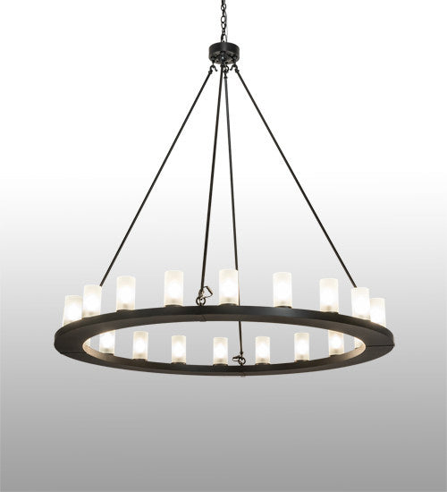 2nd Avenue - 18742-44.16239 - 20 Light Chandelier - Loxley - Blackwash