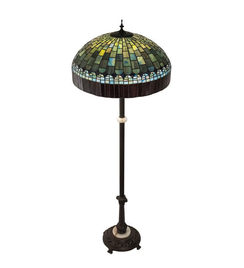 Meyda Tiffany - 229127 - Three Light Floor Lamp - Tiffany Candice - Mahogany Bronze