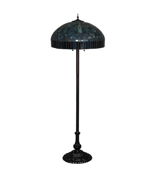 Meyda Tiffany - 26491 - Three Light Floor Lamp - Tiffany Candice - Mahogany Bronze