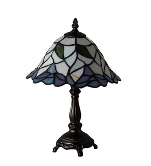 Meyda Tiffany - 123761 - One Light Table Lamp - Daffodil - Mahogany Bronze