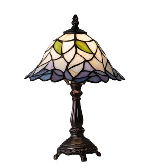 Meyda Tiffany - 123761 - One Light Table Lamp - Daffodil - Mahogany Bronze