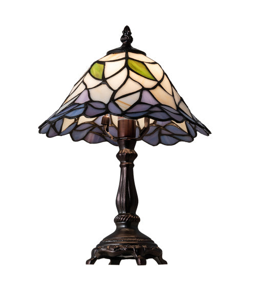 Meyda Tiffany - 123761 - One Light Table Lamp - Daffodil - Mahogany Bronze