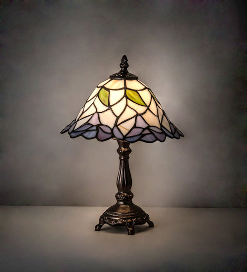 Meyda Tiffany - 123761 - One Light Table Lamp - Daffodil - Mahogany Bronze